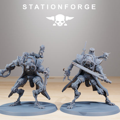 Tech Priests Raticus Curdsters (10 Units), 28mm heroic scale unpainted resin, view 2