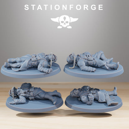 Grim Guard The Fallen, Imperial Army proxy miniature, character, 28mm heroic scale unpainted resin, view 5