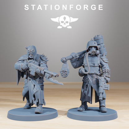 Dark Space Knights Guard Lord Of The Filth, proxy miniature, character, 28mm heroic scale unpainted resin,