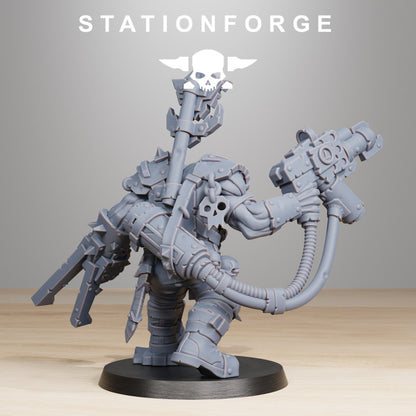Orks Blackskull Full Version, proxy miniature, 28mm heroic scale unpainted resin, view 4