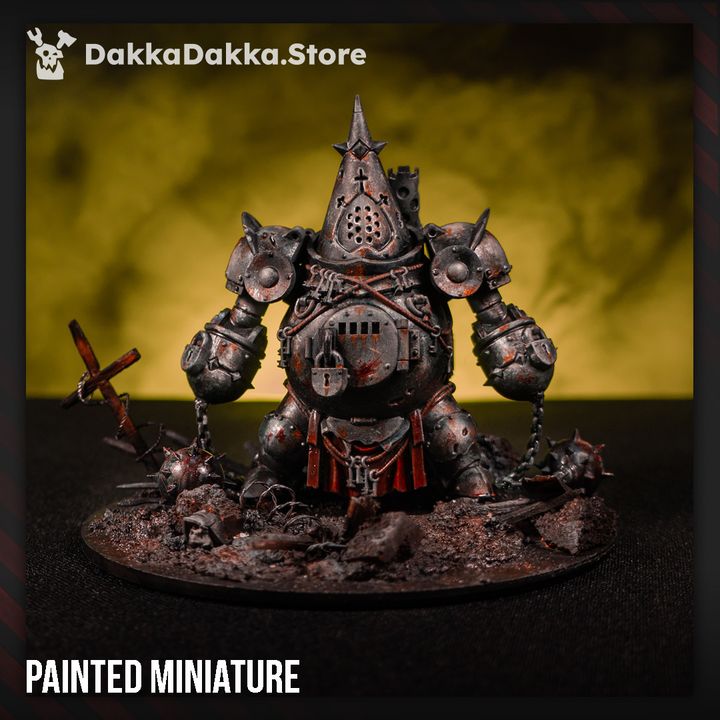 Torquemadas Jaula De Castigo, Trench Warfare proxy miniature, 28mm heroic scale unpainted resin, view 4