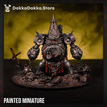 Torquemadas Jaula De Castigo, Trench Warfare proxy miniature, 28mm heroic scale unpainted resin, view 4