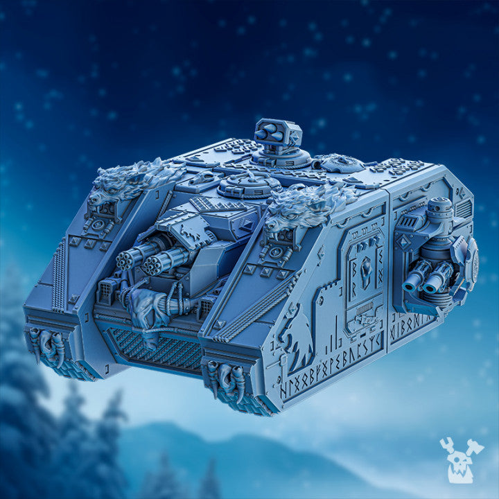 Wolf Knights Voltor Asv, proxy miniature, vehicle, 28mm heroic scale unpainted resin