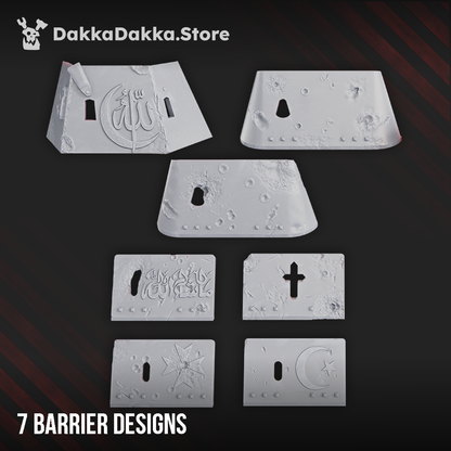 Trench Warfare Decor Bits, 28mm heroic scale unpainted resin, view 2