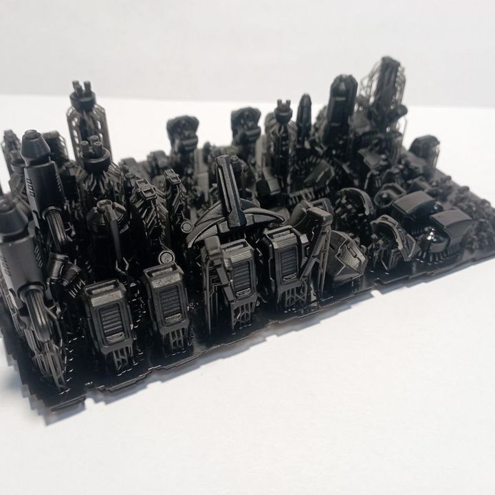 Tuai Mech Blitz Suit, proxy miniature, walker, 28mm heroic scale unpainted resin, view 9