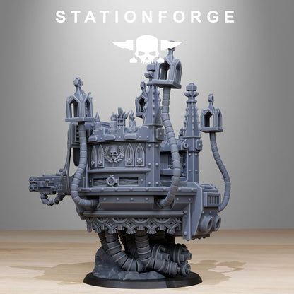 Imperial Army Pulpit, proxy miniature, 28mm heroic scale unpainted resin, view 5