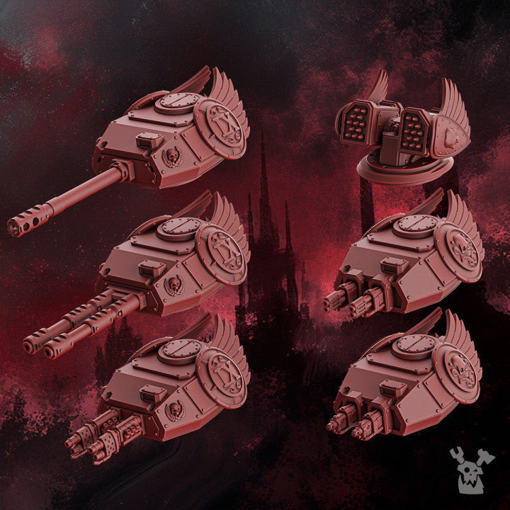 Crimson Knights Apc, proxy miniature, transport, 28mm heroic scale unpainted resin, view 7