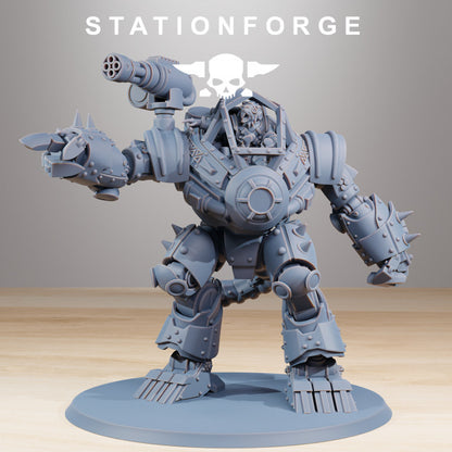 Tech Priests Raticus Clankers (6 Units), 28mm heroic scale unpainted resin, view 3