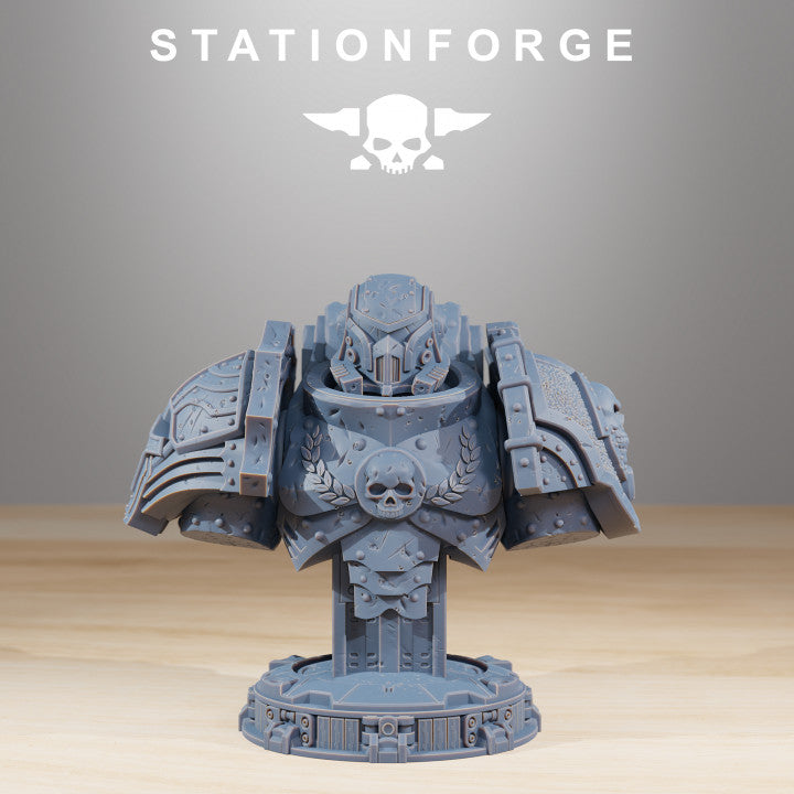 Space Knights Collectible, proxy miniature, 28mm heroic scale unpainted resin, view 6