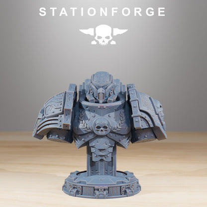 Space Knights Collectible, proxy miniature, 28mm heroic scale unpainted resin, view 6