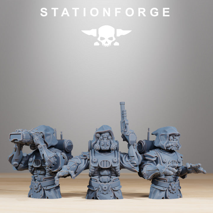 Scavenger Heavy Tank, Tech Priests proxy miniature, 28mm heroic scale unpainted resin, view 5