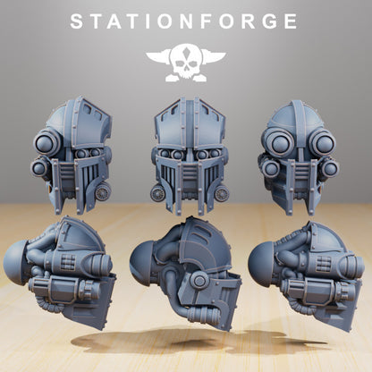Scavenger Defender MK1, Tech Priests proxy miniature, 28mm heroic scale unpainted resin, view 5