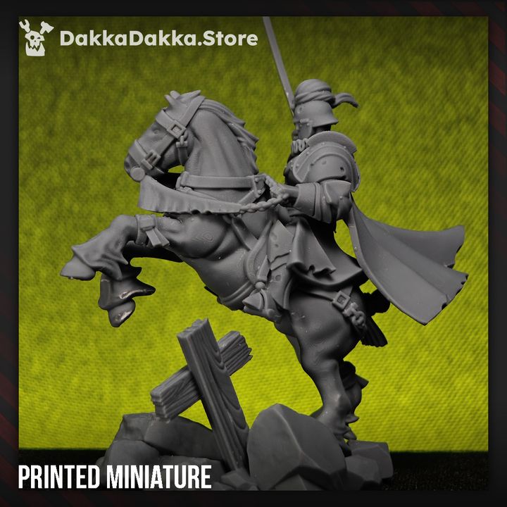 Torquemadas Don Miguel De Espinosa Cortes, Trench Warfare proxy miniature, 28mm heroic scale unpainted resin, view 5