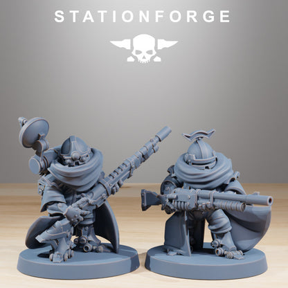 Tech Priests Scavenger Advanced Junkards (10 Units), 28mm heroic scale unpainted resin, view 3