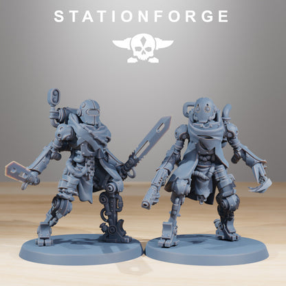 Tech Priests Scavenger Junkbots (10 Units), 28mm heroic scale unpainted resin, view 3