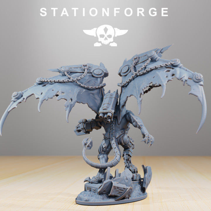 Orks Thazaron, proxy miniature, 28mm heroic scale unpainted resin, view 4