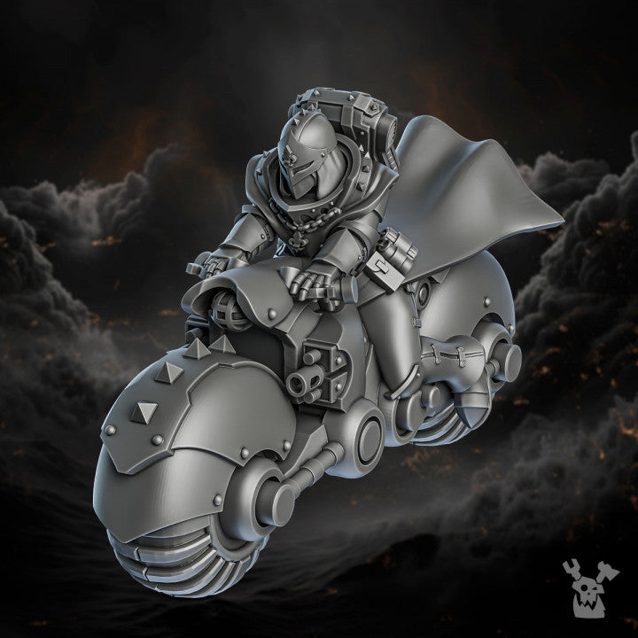 Battle Sisters Squad, proxy miniature, 28mm heroic scale unpainted resin, view 5