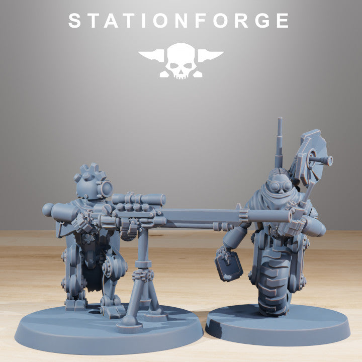 Tech Priests Scavenger Halflings (10 Units), 28mm heroic scale unpainted resin, view 4
