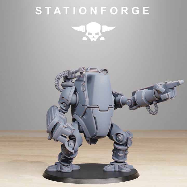 Tech Priests Scavenger Clankers (5 Units), 28mm heroic scale unpainted resin, view 8