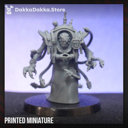 Tech Priests Liquidation Team Squad, 28mm heroic scale unpainted resin, view 5