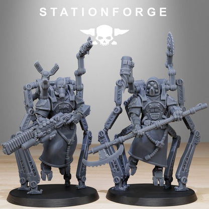 Tech Priests Scavenger Octapods (10 Units), 28mm heroic scale unpainted resin, view 5