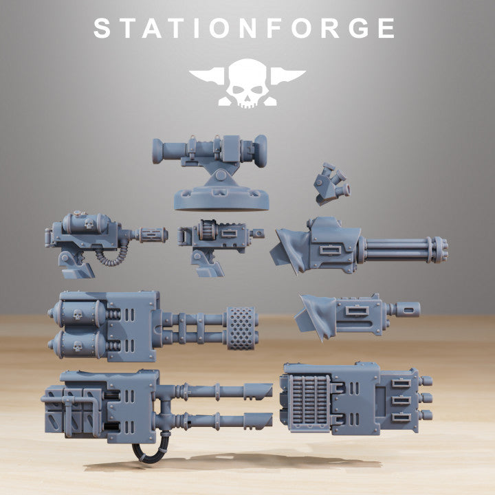 Space Knights Dominator Tank, proxy miniature, 28mm heroic scale unpainted resin, view 5