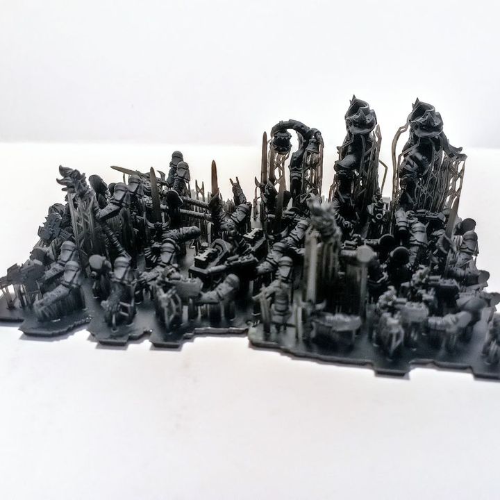 Dark Space Knights Coven Additional Bits Set, resin conversion bits, 28mm heroic scale unpainted resin, vi