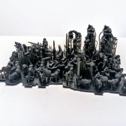 Dark Space Knights Coven Additional Bits Set, resin conversion bits, 28mm heroic scale unpainted resin, vi