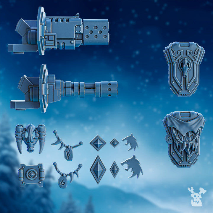 Wolf Knights Buggy, proxy miniature, vehicle, 28mm heroic scale unpainted resin, view 5