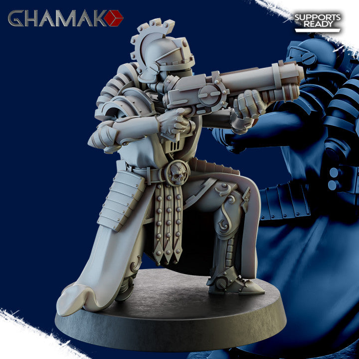 Tech Priests Cult Of Mars Martian Fulminators (10 Units), 28mm heroic scale unpainted resin, view 10