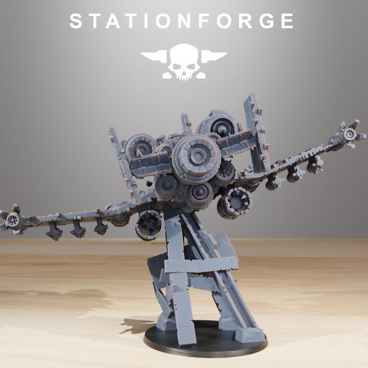 Orks Plane Crazy Banshee Stf-IV, proxy miniature, 28mm heroic scale unpainted resin, view 6