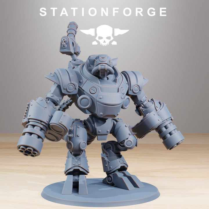 Tech Priests Raticus Clankers (6 Units), 28mm heroic scale unpainted resin, view 6