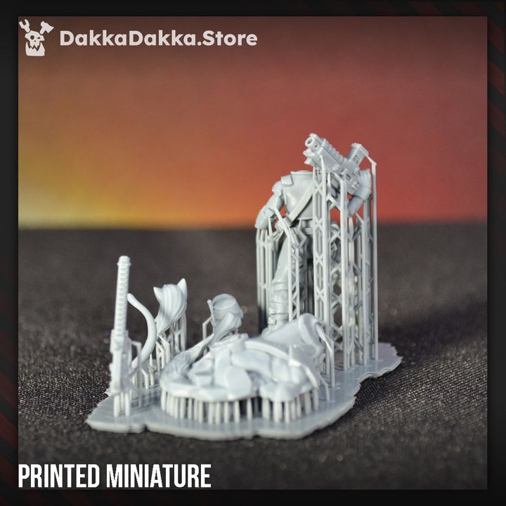 The Ork Slayers Commander, Imperial Army proxy miniature, character, 28mm heroic scale unpainted resin, view 6