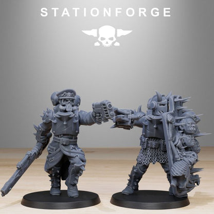 Dark Space Knights Guard Builder Kit (20 Units), proxy miniature, squad, 28mm heroic scale unpainted resin, vie, view 5