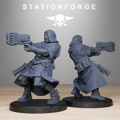 Inquisition Mercenaries (10 Units), 28mm heroic scale unpainted resin, view 6