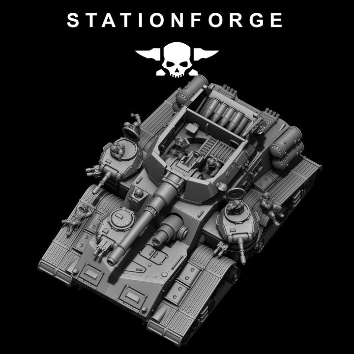 Grim Guard Monolith Builder Kit, Imperial Army proxy miniature, infantry, 28mm heroic scale unpainted resin, view 6