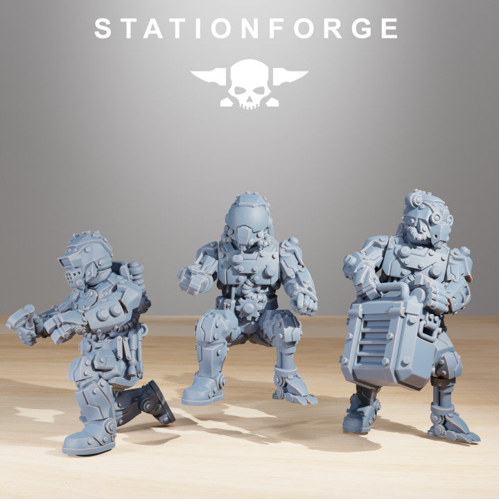 Scavenger Cutlass, Tech Priests proxy miniature, 28mm heroic scale unpainted resin, view 6