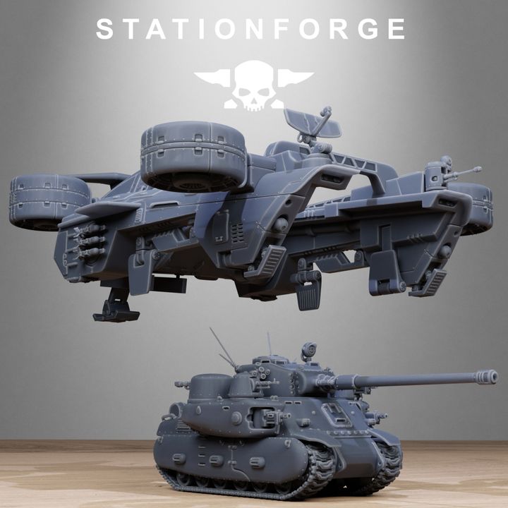 Free Guard Skycrane, Imperial Army proxy miniature, infantry, 28mm heroic scale unpainted resin, view 2