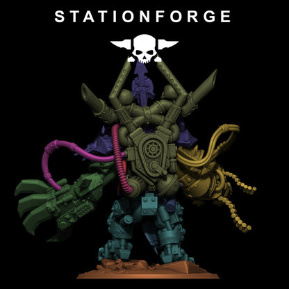 Orks Troll Boss With Claw, proxy miniature, character, 28mm heroic scale unpainted resin, view 7