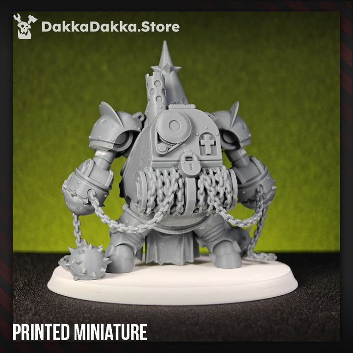 Torquemadas Jaula De Castigo, Trench Warfare proxy miniature, 28mm heroic scale unpainted resin, view 7