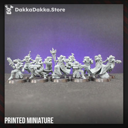Battle Sisters Maidens Of Vengeance Build Kit, proxy miniature, 28mm heroic scale unpainted resin, view 7