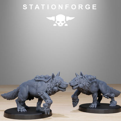 Imperial Army Grim Guard Enforcers (11 Units), 28mm heroic scale unpainted resin, view 7