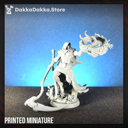 Ghostgod Of The Night Star, Necro proxy miniature, 28mm heroic scale unpainted resin, view 6