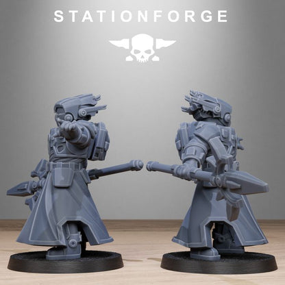 Tuai Priests, proxy miniature, character, 28mm heroic scale unpainted resin, view 9