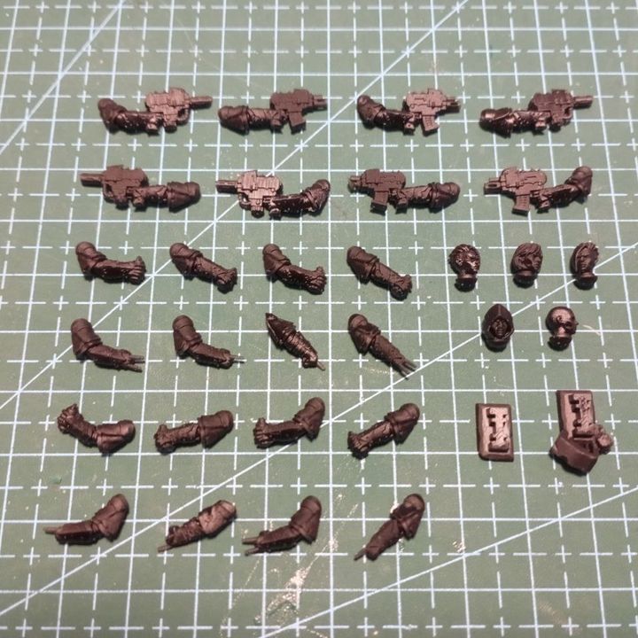 Dark Space Knights Coven Additional Bits Set, resin conversion bits, 28mm heroic scale unpainted resin, vi
