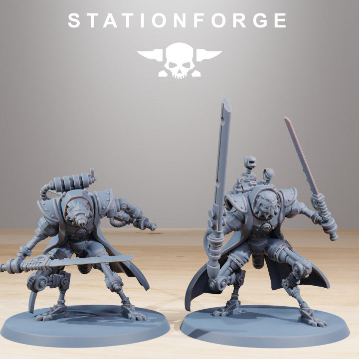 Tech Priests Raticus Curdsters (10 Units), 28mm heroic scale unpainted resin, view 6
