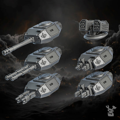Battle Sisters Apc, proxy miniature, transport, 28mm heroic scale unpainted resin, view 5
