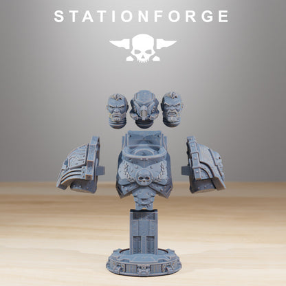Space Knights Collectible, proxy miniature, 28mm heroic scale unpainted resin, view 5