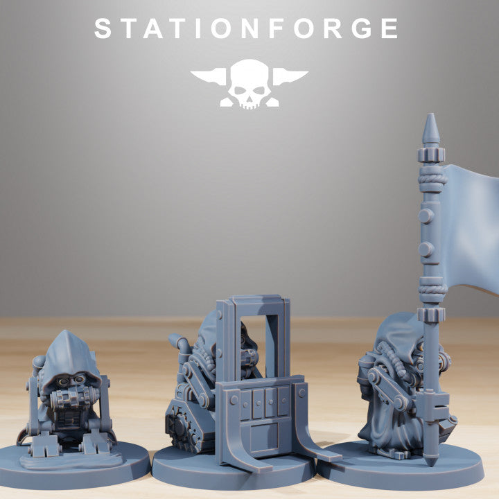 Tech Priests Scavenger Bobby Gang (21 Units), 28mm heroic scale unpainted resin, view 6