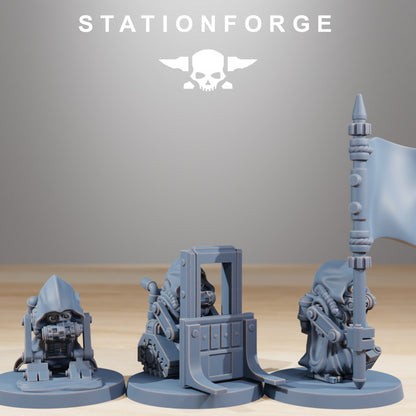 Tech Priests Scavenger Bobby Gang (21 Units), 28mm heroic scale unpainted resin, view 6